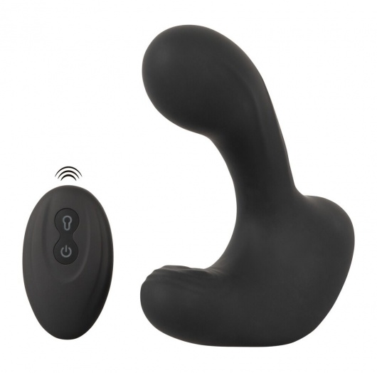 Черная анальная вибропробка с функцией расширения RC Butt Plug with 3 functions - Orion - в Арзамасе купить с доставкой