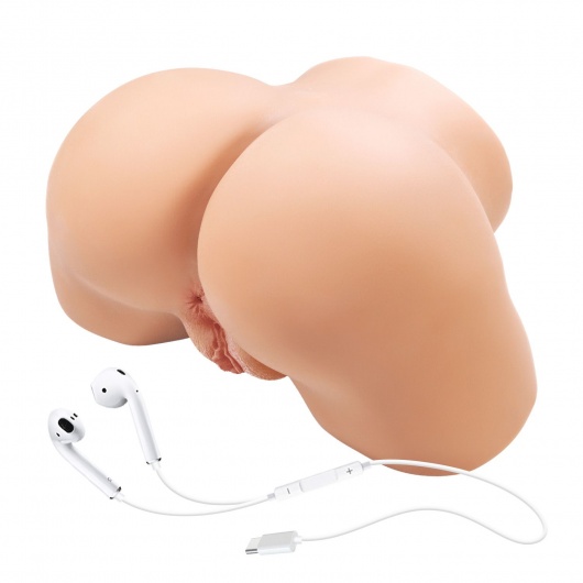 Телесный мастурбатор Olivia с 2 любовными отверстиями - Baile - в Арзамасе купить с доставкой