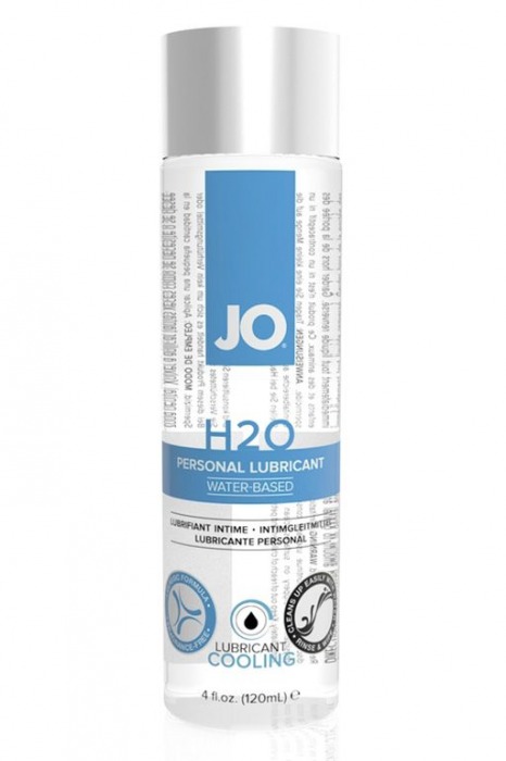 Охлаждающий лубрикант на водной основе JO Personal Lubricant H2O COOLING - 120 мл. - System JO - купить с доставкой в Арзамасе