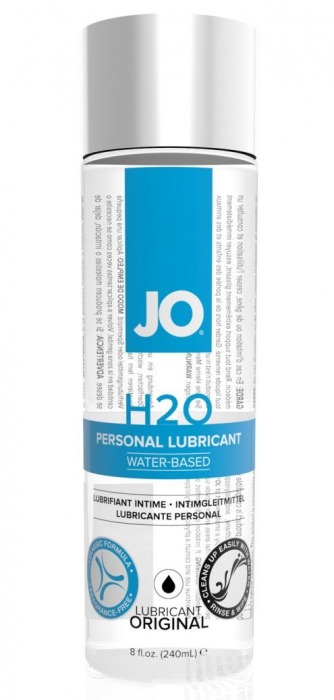 Нейтральный лубрикант на водной основе JO Personal Lubricant H2O - 240 мл. - System JO - купить с доставкой в Арзамасе