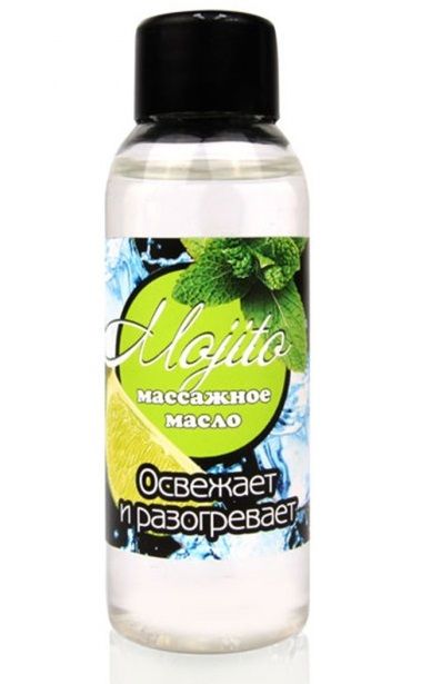 Массажное масло для тела Mojito с ароматом лайма - 50 мл. - Биоритм - купить с доставкой в Арзамасе