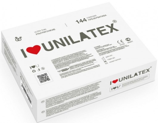 Ультратонкие презервативы Unilatex Ultra Thin - 144 шт. - Unilatex - купить с доставкой в Арзамасе