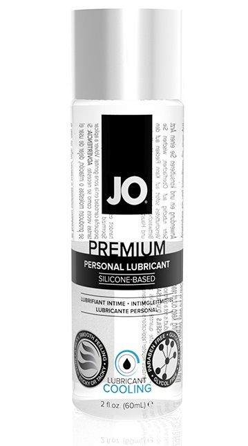 Охлаждающий лубрикант на силиконовой основе JO Personal Premium Lubricant Cooling - 60 мл. - System JO - купить с доставкой в Арзамасе