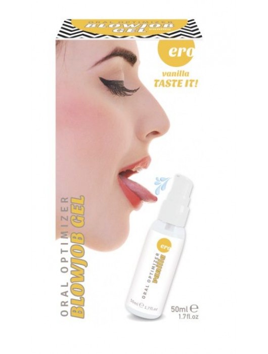 Увлажняющий гель для орального секса с ароматом ванили - 50 мл. - Ero - купить с доставкой в Арзамасе