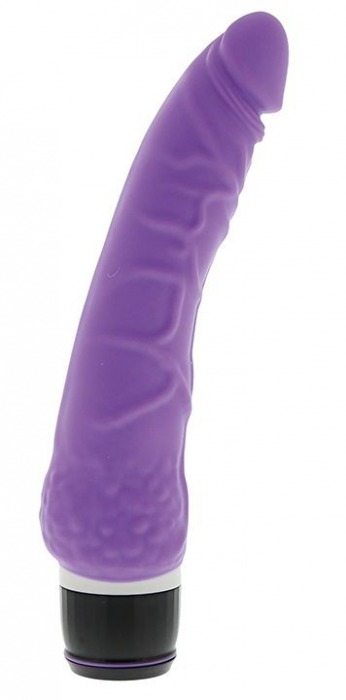 Фиолетовый вибратор-реалистик PURRFECT SILICONE CLASSIC 7.1INCH PURPLE - 18 см. - Dream Toys