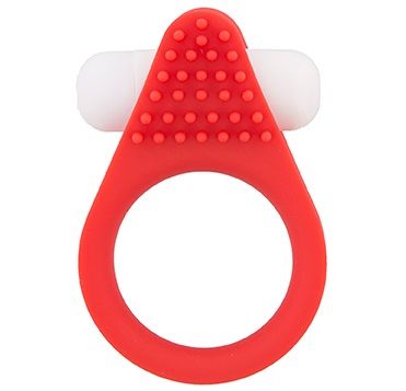 Красное эрекционное кольцо LIT-UP SILICONE STIMU RING 1 RED - Dream Toys - в Арзамасе купить с доставкой