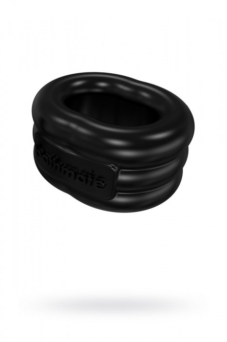 Чёрное эрекционное виброкольцо Stretch - Bathmate - в Арзамасе купить с доставкой