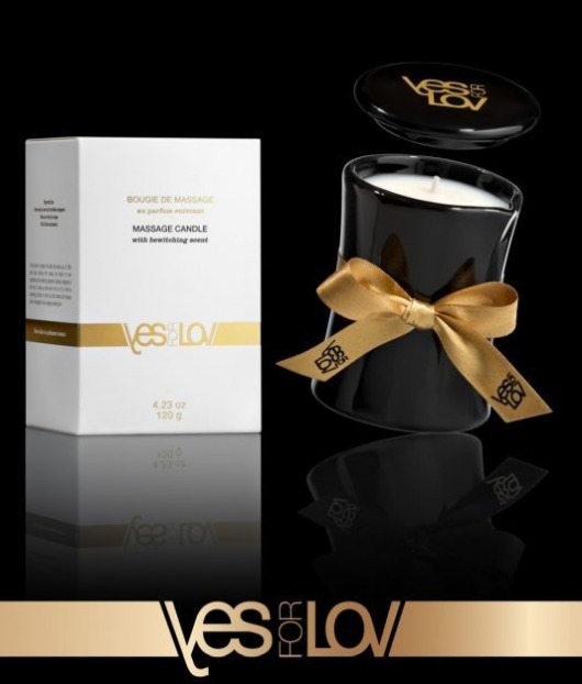 Массажная аромасвеча BEWITCHING MASSAGE CANDLE - 120 мл. - YESforLOV - купить с доставкой в Арзамасе