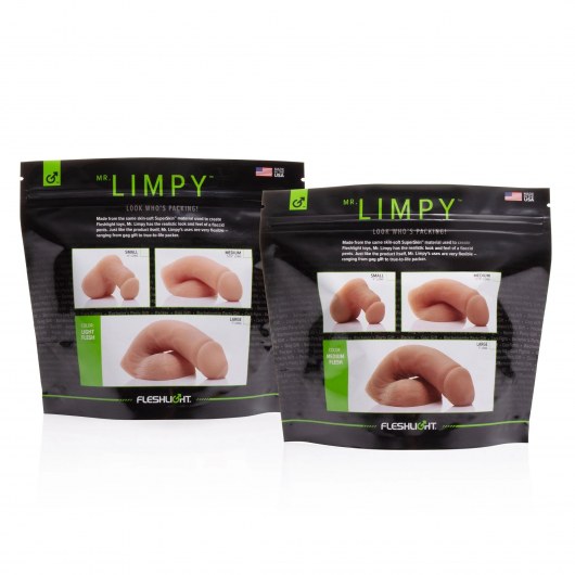 Мягкий имитатор пениса Fleshtone Limpy большого размера - 21,6 см. - Fleshlight - купить с доставкой в Арзамасе