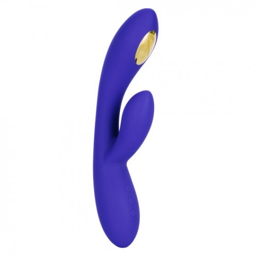 Фиолетовый вибратор с функцией электростимуляции Intimate E-Stimulator Dual Wand - 21,5 см. - California Exotic Novelties - купить с доставкой в Арзамасе