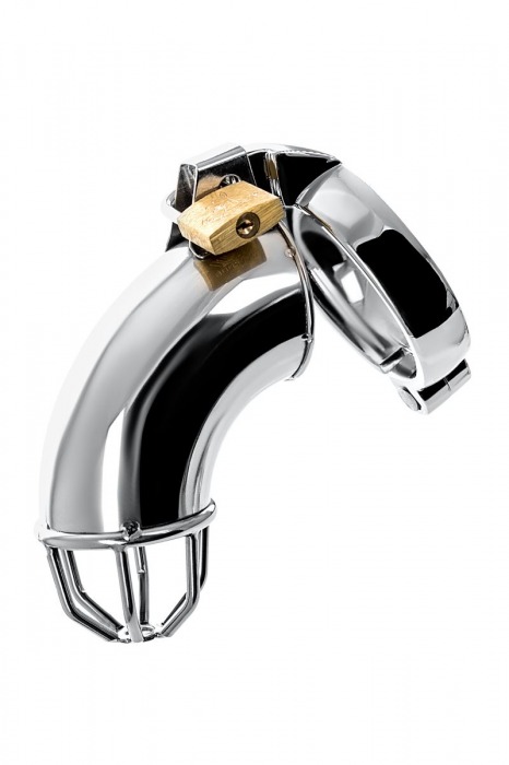 Серебристый мужской пояс верности TOYFA Metal - ToyFa - купить с доставкой в Арзамасе