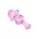 Розовая фигурная анальная втулка - 9,8 см. - Sexus в Арзамасе Розовая фигурная анальная втулка - 9,8 см. - Sexus