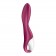 Малиновый вибромассажер для стимуляции G-точки Heated Thrill - 20,6 см. - Satisfyer купить в Арзамасе с доставкой в Orgasmix.ru Малиновый вибромассажер для стимуляции G-точки Heated Thrill - 20,6 см. - Satisfyer