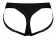 Черные трусики для насадок Heroine Lingerie Harness - size L - Strap-on-me - купить с доставкой в Арзамасе