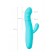 Голубой вибратор-ротатор с клиторальной стимуляцией Merry-Swi - 20,7 см. - JOS купить в Арзамасе с доставкой в Orgasmix.ru Голубой вибратор-ротатор с клиторальной стимуляцией Merry-Swi - 20,7 см. - JOS