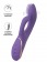 Фиолетовый вибратор-кролик Fingie с функцией Come-Hither - 21,6 см. - JOS
