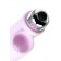Нежно-розовая вибронасадка на палец для анальной стимуляции JOS NOVA - 9 см. - JOS